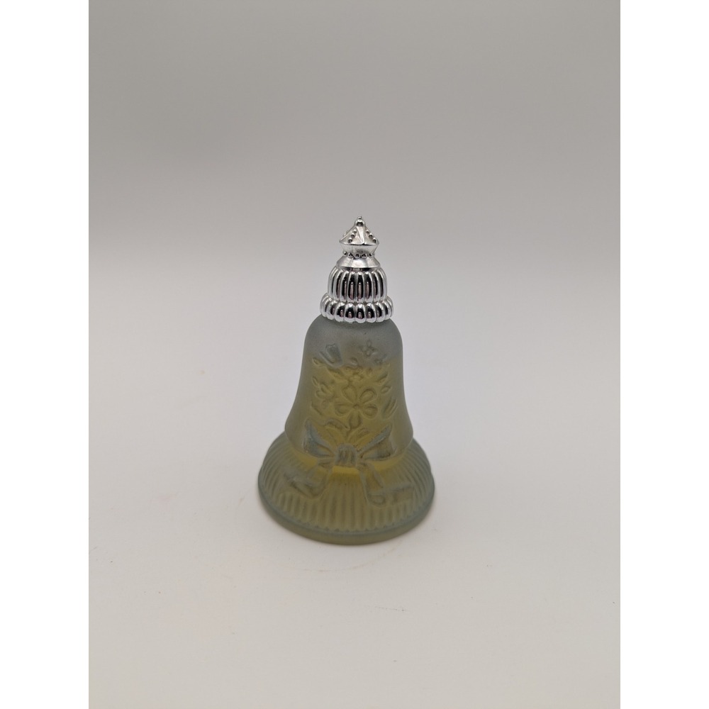 Vintage Avon‎ Joyous Bell Topaze Cologne Frosted Glass Bottle 1 fl oz Decanter